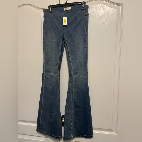 Free People Denim Flare Jeans - Picture 2 of 6